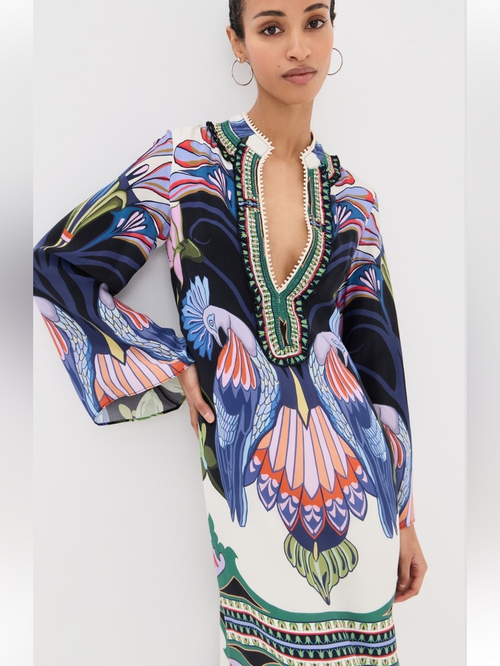 Lug Von Siga woman’s Lila black Multicolored maxi dress - Picture 4 of 16